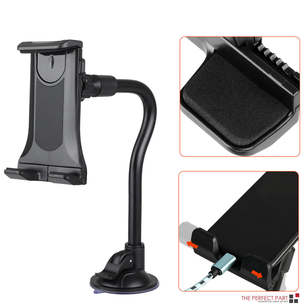 360° Universal Tractor Windshield Holder, Cellphone, Tablet, iPad, GPS