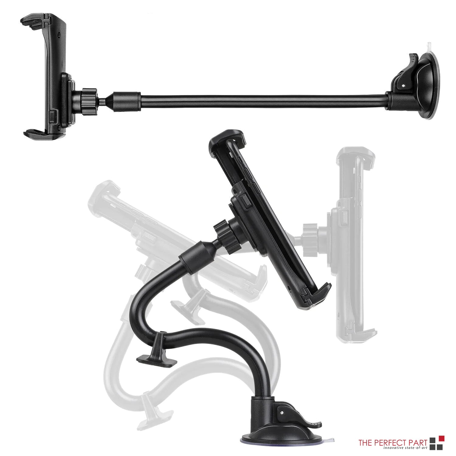 360° Universal Tractor Windshield Holder, Cellphone, Tablet, iPad, GPS