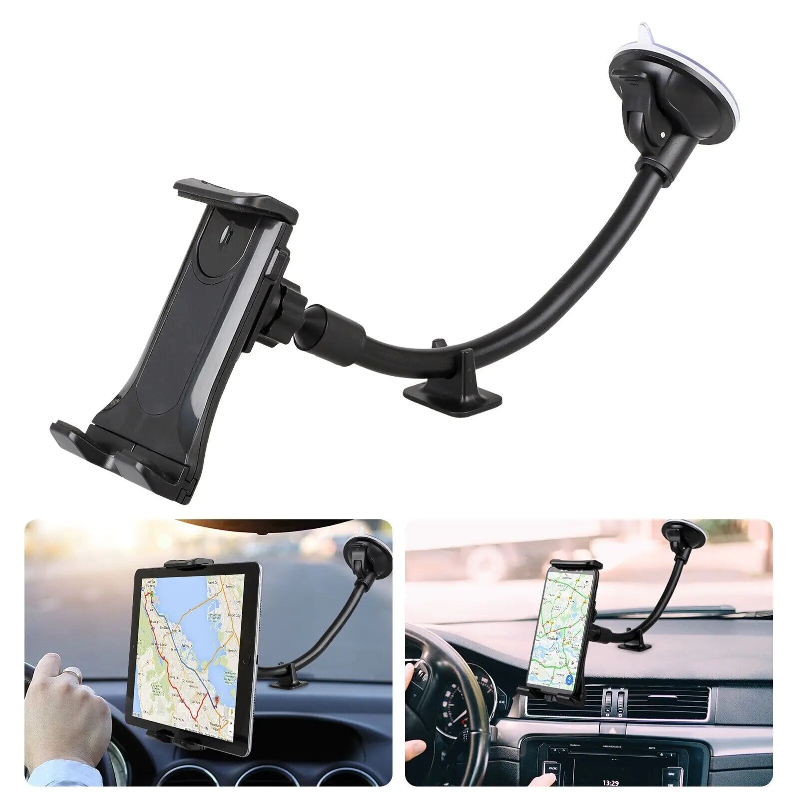 360° Universal Tractor Windshield Holder, Cellphone, Tablet, iPad, GPS